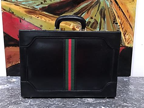 gucci briefcase used|Gucci briefcase vintage.